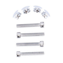 Highway Hawk, saddlebag support kit. Chrome