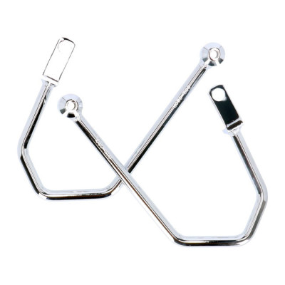 Highway Hawk, saddlebag support kit. Chrome