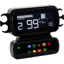 Compteur multifonctions KOSO D2 - Harley Davidson Softail Street Bob à partir de 2018 - Noir