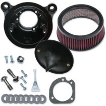 Filtre à air S&S Stealth - Harley Davidson Dyna de 2001 à 2017, Softail de 2001 à 2015, Touring de 2001 à 2007 - Noir