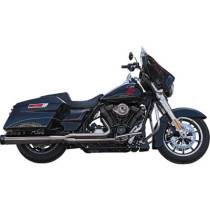 Ligne 2 en 1 S&S Sidewinder Lava Chrome Race Only - Harley Davidson Touring M8 à partir de 2017