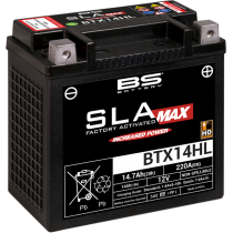 Batterie BS BATTERY BTX14HL SLA-MAX - Harley Davidson Sportster à partir de 2004