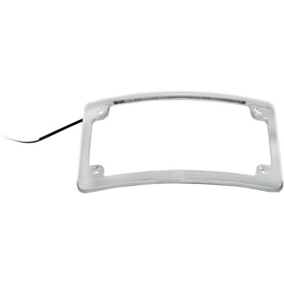 RADIUS LICENSE PLATE FRAME  LED ILLUMINATED