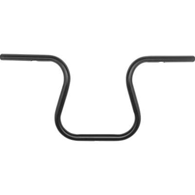 Guidon Loose bar - hauteur 30 cm (12") - Ø 1" - Pour Harley Davidson à accélérateur à câble - Noir