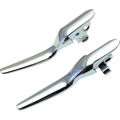 Leviers embrayage et frein custom - Harley Davidson Touring de 2008 à 2013 - chromé