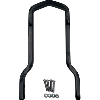 Sissy-Bar carrée - H 25,4 cm x l 19,1 cm - Harley Davidson Dyna 2000/2005, Sportster à partir de 2004 - noir