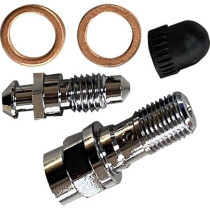 Kit vis de purge et vis Banjo - Étrier de frein - Harley Davidson - chromé