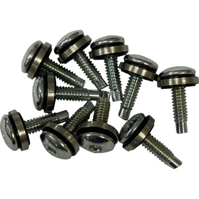 Kit de vis de pompe à essence - 8-32 x 1/2" - pour Harley Davidson Softail de 2001à 2017  et Touring de 2002 à 2007 - 10 unités