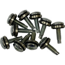 Kit de vis de pompe à essence - 8-32 x 1/2" - pour Harley Davidson Softail de 2001à 2017  et Touring de 2002 à 2007 - 10 unités