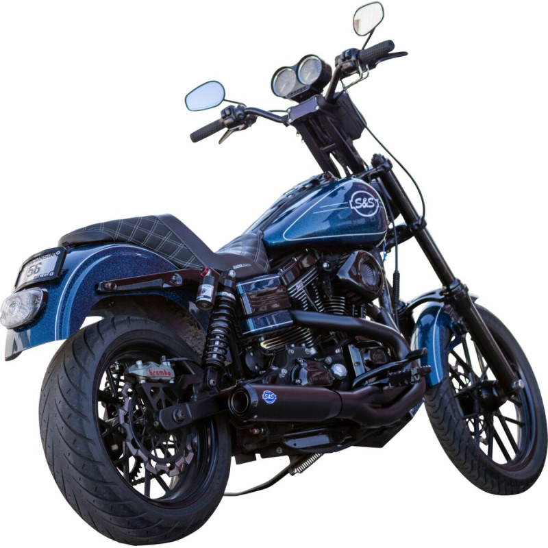 Exhaust Qualifier 2:1 Guardian Black Dyna 2006-07