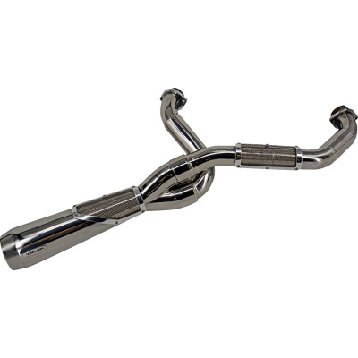 EXHAUST 2:1 BIG SEXY POLISHED 18-23 M8 SOFTAIL
