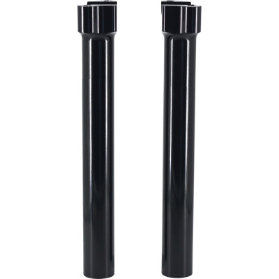 12" TALL STRAIGHT RISER SET GLOSS BLACK