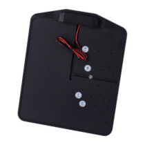 CPV, side mount license plate bracket. Black powder coated