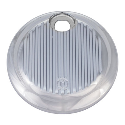 PM, ''Grill'' Touring fuel tank door cover. Chrome
