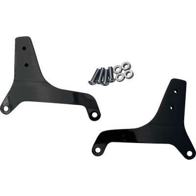 Platines latérales de Sissy-Bar - Harley Davidson Softail FXLR, FLSB à partir de 2018 - noir