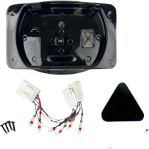 LICENSE PLATE MOUNT TAILLIGHT ELMINATOR BLACK