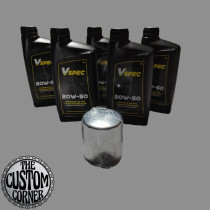 Kit vidange Huile synthèse - Harley Davidson V-Rod - filtre chromé