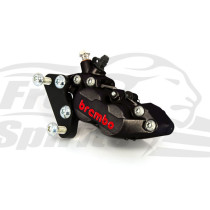 Kit étrier avant 4 pistons Brembo - NOIR - Harley Davidson Sportster 00-13, Dyna 00-05 et Softail 00-14