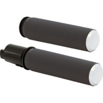 Grips - Knurled - TBW - Chrome