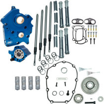 Cam Chest Kit w/o Cams Gear drive Oil cooled Chr PR M8 17-23