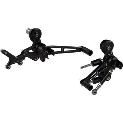 SP-S Recessed Foot Controls Black Cut