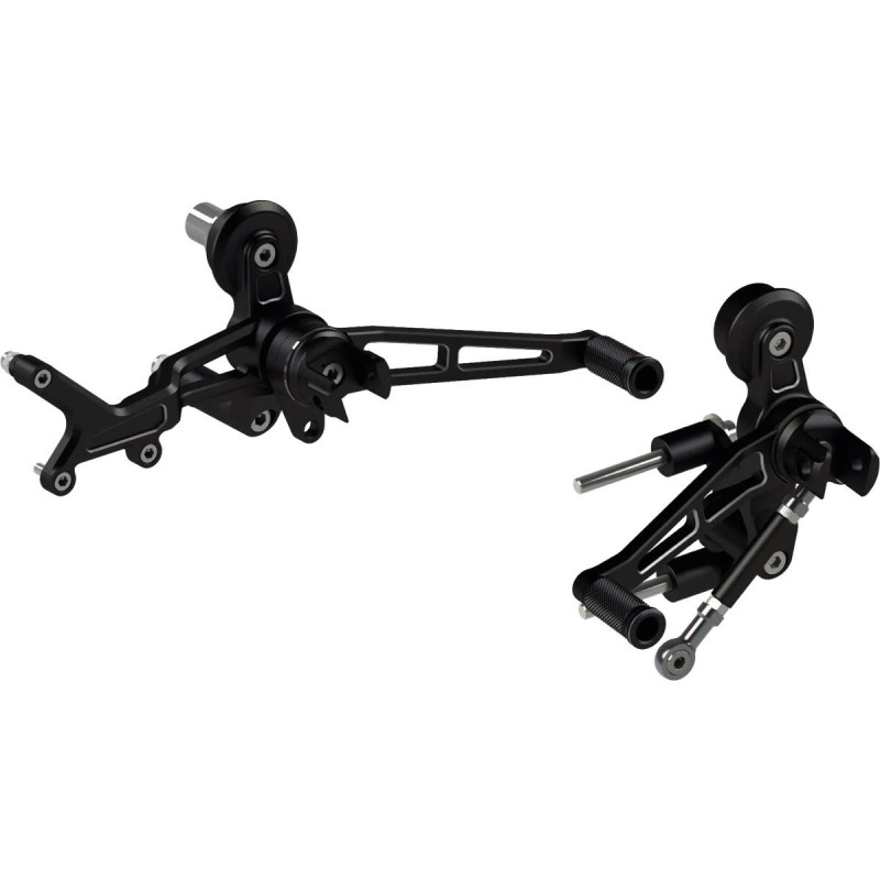 SP-S Recessed Foot Controls Black Cut