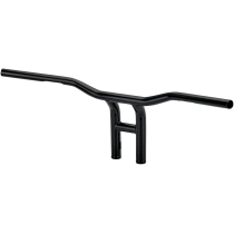 Guidon Biltwell Tyson XL Pull back - Hauteur 10" - Harley Davidson avec accélérateur à cable - Noir