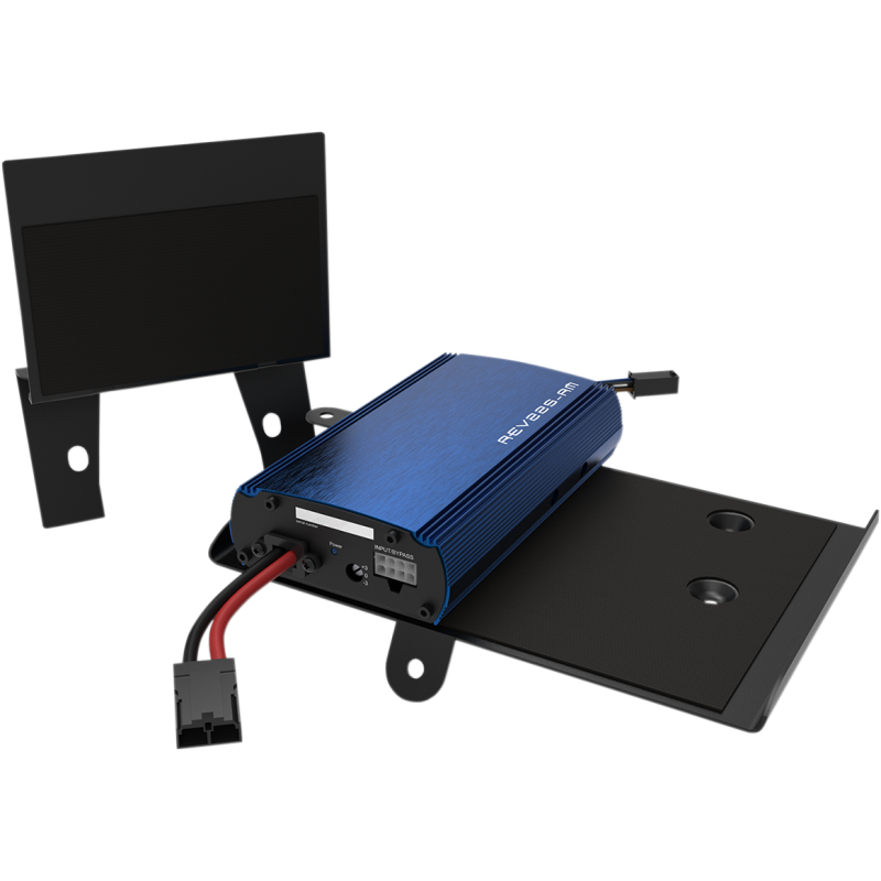Amplificateur 225 W Hogtunes REV Series - Electra Glide, Street Glide et Road Glide à partir de 2014 - Noir et bleu