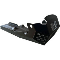 SKID PLATE ALUM BLK 21-23 PAN AMERICA