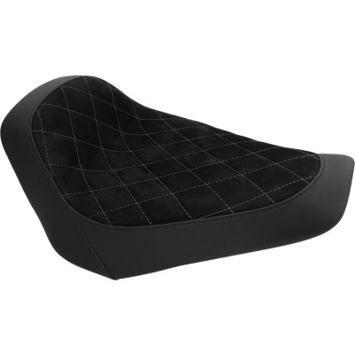 Selle solo Thunderbike avec garde boue arrière de 260 mm - Fat Boy et Breakout à partir de 2018 - Noir diamond