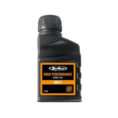 Liquide de frein DOT5 silicone - 12 x 250 ML - Lot de 12 bouteilles