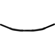  1 1/4" Fat Flyer Bar Handlebar with 1" Clamp Diameter Dimpled 3-Hole Black Powder Coated 1 1/4" 1000 mm Throttle By Wire 