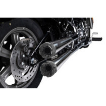 Silencieux ZARD slip-on conique - Harley Davidson Softail à partir de 2018 (sauf Fat Boy et Breakout) - Poli