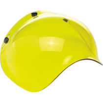 POLYCARBONATE ANTI-FOG BUBBLE SHIELD YELLOW