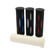  Color Rubber Grips Black White 1" Cable operated 