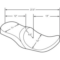SEATS LOW PROFILE FOR YAFFE 6-GAL. TANK