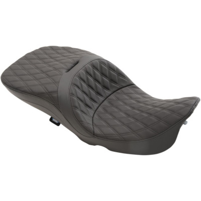 SEAT LARGE TOURING DOUBLE DIAMOND STITCH THAT ACCEPT FRAME MOUNTED BACKRESTS