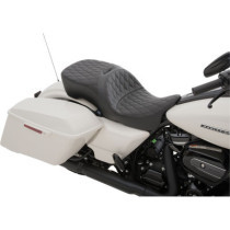 SEAT LARGE TOURING DOUBLE DIAMOND STITCH THAT ACCEPT FRAME MOUNTED BACKRESTS