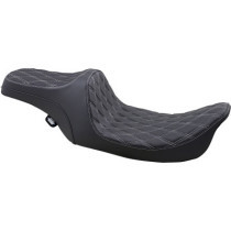 SEATS PREDATOR III DOUBLE DIAMOND VINYL BLACK/SILVER