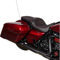 Seat Freedom Vinyl Double Diamond Red Stitch FLH 2009-2023