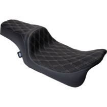 Seat Predator 1-up Vinyl Double Diamond Silver FLH 2008-2023