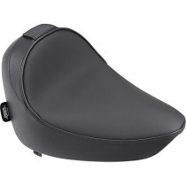 SEAT SOLO W/OPTIONAL EZ GLIDE BACKREST FRONT WITH DRIVER BACKREST RECEPTACLE VINYL BLACK