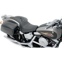 SEAT SOLO W/OPTIONAL EZ GLIDE BACKREST FRONT WITH DRIVER BACKREST RECEPTACLE VINYL BLACK
