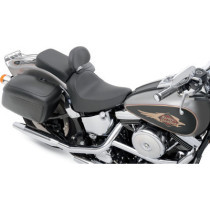SEAT SOLO W/OPTIONAL EZ GLIDE BACKREST FRONT WITH DRIVER BACKREST RECEPTACLE VINYL BLACK