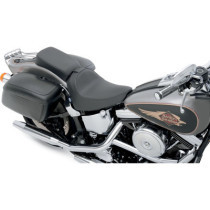SEAT SOLO W/OPTIONAL EZ GLIDE BACKREST FRONT WITH DRIVER BACKREST RECEPTACLE VINYL BLACK