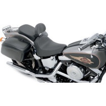SEAT SOLO W/OPTIONAL EZ GLIDE BACKREST FRONT WITH DRIVER BACKREST RECEPTACLE VINYL BLACK