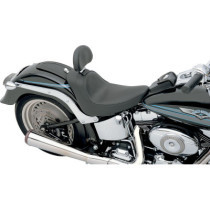 SEAT SOLO W/OPTIONAL EZ GLIDE BACKREST FRONT WITH DRIVER BACKREST RECEPTACLE VINYL BLACK