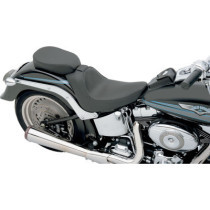 SEAT SOLO W/OPTIONAL EZ GLIDE BACKREST FRONT WITH DRIVER BACKREST RECEPTACLE VINYL BLACK