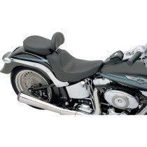 SEAT SOLO W/OPTIONAL EZ GLIDE BACKREST FRONT WITH DRIVER BACKREST RECEPTACLE VINYL BLACK