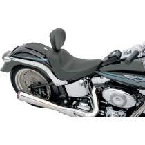 SEAT SOLO W/OPTIONAL EZ GLIDE BACKREST FRONT WITH DRIVER BACKREST RECEPTACLE VINYL BLACK